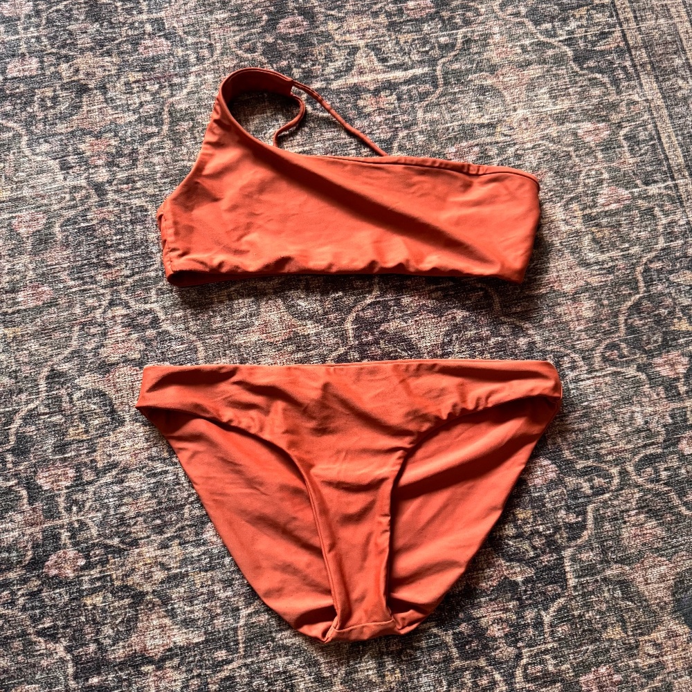 JADE Swim Terracotta Bikini Set Size L